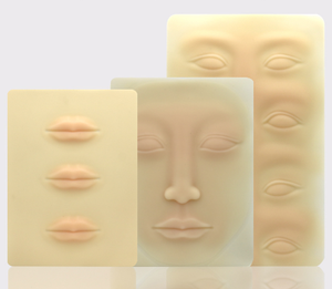 Silicone Visage Pratique Peau Simulation 3D Sourcils <span class=keywords><strong>Tatouage</strong></span> Formation Sourcils Et Lèvres Apprentissage Visage Formation - Product Image 3