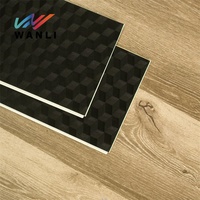 Baldosas de vinilo para suelo de madera lvt, pegatina de tablón de madera de pvc autoadhesiva spc, novedad
