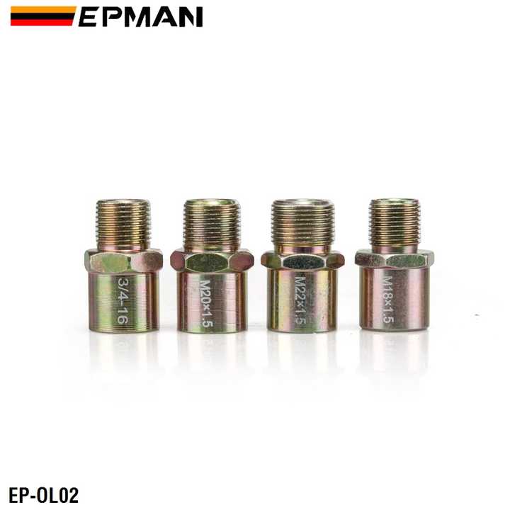 EPMAN Universal Oil Cooler Filter Sandwich Plate Adapter Sensor Size ...