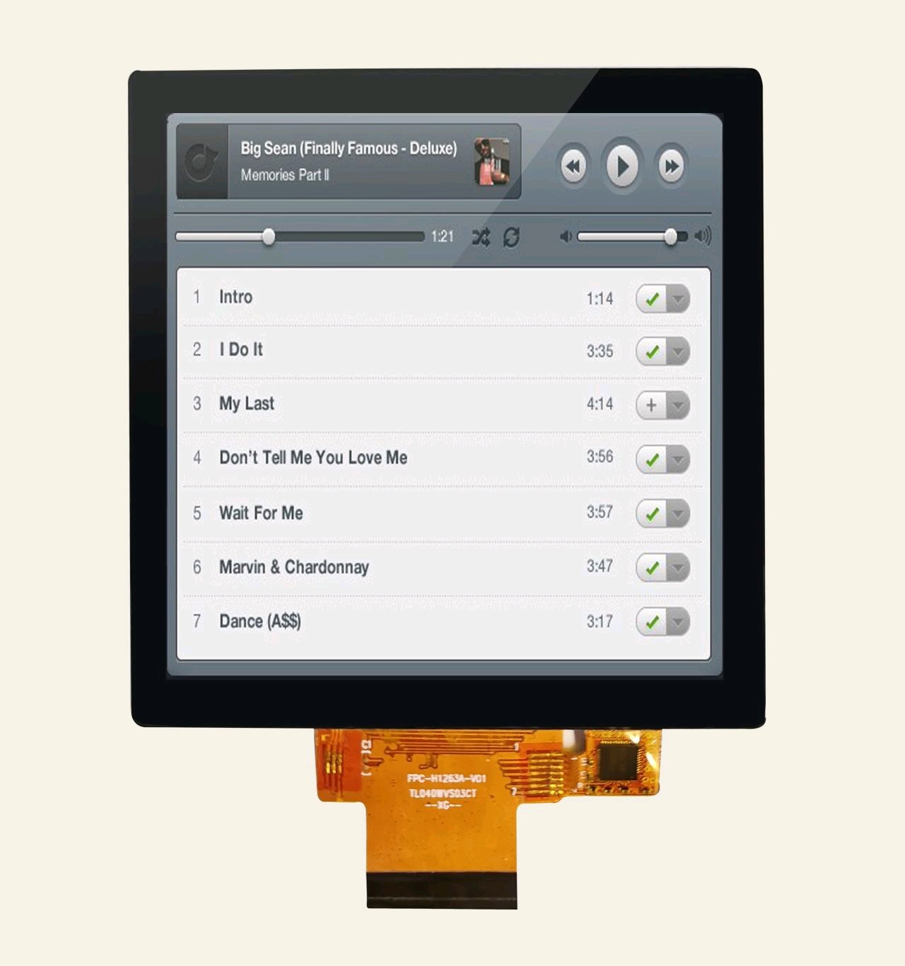 3SPI + цветная (RGB) 480RGBX480 сенсорный экран дисплей модуль 4 дюйма TFT LCD