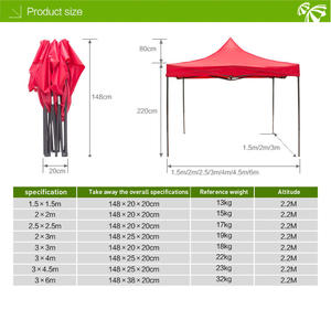 Tente pliante de haute qualité, auvent de gazebo, tentes <span class=keywords><strong>bon</strong></span> <span class=keywords><strong>marché</strong></span> à vendre en ligne, tente pliante rapide 3x3 3x6, tente d'<span class=keywords><strong>exposition</strong></span> pliante imperméable - Product Image 3