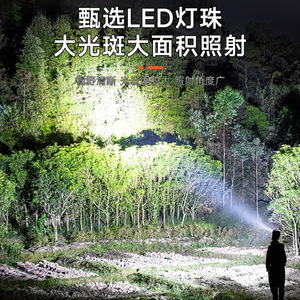 Lampe frontale LED rechargeable, étanche, avec chargeur, pour la pêche en plein air et l'utilisation nocturne - Product Image 3