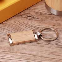 Ensemble cadeau d'entreprise en bois de luxe avec logo personnalisé, porte-cartes de visite, porte-clés - Personnalisation par sérigraphie pour promotion