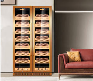 Humidor Comercial Eléctrico Digital de Zona Única con Control de Temperatura y Humedad, Revestimiento de Cedro, Acero Inoxidable y Eliminación de Amoníaco - Product Image 3