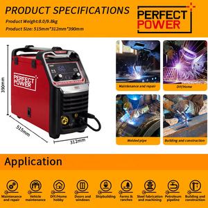 Puissance parfaite <span class=keywords><strong>MIG</strong></span>-<span class=keywords><strong>160I</strong></span> soudage multifonction <span class=keywords><strong>MIG</strong></span>/MAG MMA et FLUX fil fourré soudage 1ph 220v 160A contrôle efficace des éclaboussures - Product Image 6