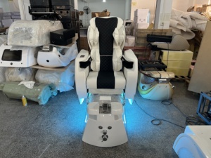 Sillón de Pedicura Eléctrico de Lujo 2026 con Masaje Corporal Completo, Estación de Spa para Pies sin Tuberías con Lavabo LED para Salón de Uñas de Alta Gama - Product Image 3