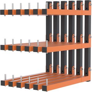 Organizzatore e Portautensili da Parete in Metallo Resistente con Grande Capacità per Conservazione di Utensili da Cucina e da Interno/Esterno - Product Image 2
