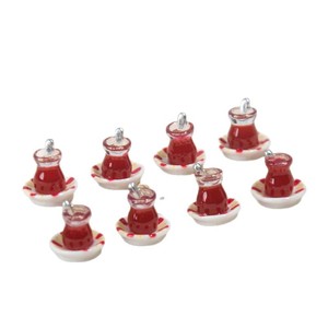 Tazza da tè turca in miniatura simulata rossa per la decorazione di case delle bambole, cucine e auto - Product Image 6