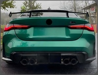 Becquet de course en fibre de carbone Style MP Ducktail pour BMW M3 G80 & M4 (G82)-Montage universel