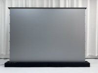 Pantalla de Proyección Motorizada de 150 Pulgadas con Elevación desde el Suelo y Tela Plateada HD para Proyector Xiaomi Wemax 4K Optoma