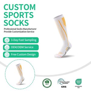 Women's Spring &amp; Summer High Knee Terry Sole Football <strong>Socks</strong>, Professional Athletic <strong>Socks</strong> Custom Available - Product Image 1