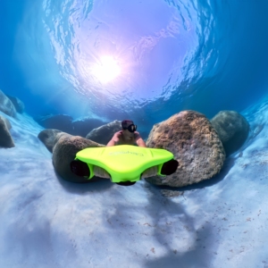 Propulsor Eléctrico Rápido de 600W, Scooter Subacuático, Seabob, Scooter Acuático, Scooter Submarino con 2 Ajustes de Velocidad - Product Image 1