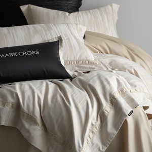 Juego de Ropa de Cama de Cuatro Piezas Mark Cross, Algodón de Fibra Larga, 200 Hilos, Transpirable, Agradable para la Piel, para Uso en Todas las Estaciones - Product Image 4