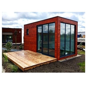 Trung Quốc Di Động Di Động Modular Mini Thép Xây Dựng Khung Vận Chuyển Gỗ Prefab Log Cabin Nhà Nhỏ Đúc Sẵn - Product Image 2