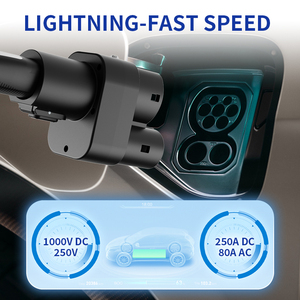 Adaptateur OLINK 80A 250A AC DC Nacs vers Ccs2, chargeur rapide avec station <span class=keywords><strong>Tesla</strong></span> pour la recharge rapide des véhicules électriques Ccs2 - Product Image 5