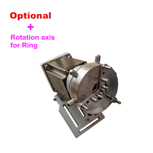 Macchina per marcatura Laser a fibra 50W smontata tutto In uno Scanner Galvo allineare il sistema incisore ottico della targhetta con asse rotante - Product Image 5