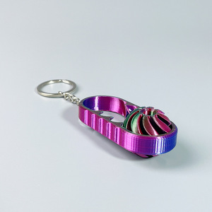 Nouveauté en gros : Jouets anti-stress EDC à spirale tridimensionnelle pour les doigts, structure 3D, ornement tourbillonnant bicolore - Product Image 5