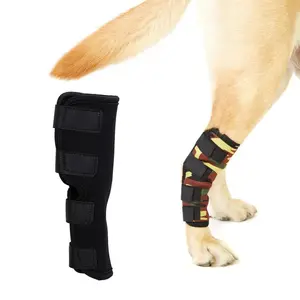 Custom Dog Knee Brace Pet Orthopedic Recovery Protector Sleeve Rodillera Neoprene Padded Hind Dog Leg Brace Support