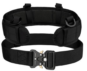 เข็มขัดยุทธวิธี Goollywood สำหรับผู้ชาย ทำจากผ้าโพลีเอสเตอร์ เข็มขัดแบบ Molle สำหรับกิจกรรมกลางแจ้ง ใช้สำหรับล่าสัตว์ เดินป่า เล่นกีฬา - Product Image 4