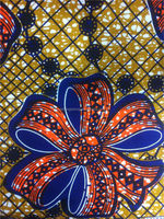 Katun lilin 100% Afrika 145gsm asli kain Ankara lilin Pagne kain cetak lilin asli Afrika