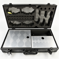 Boîtier portable en aluminium et acrylique transparent pour toupies, boîte de présentation pour collection, lanceur de combat et accessoires, OEM et ODM disponibles