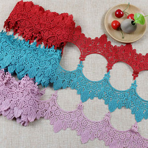 Garniture dentelée brodée, <span class=keywords><strong>bordure</strong></span> <span class=keywords><strong>de</strong></span> dentelle <span class=keywords><strong>de</strong></span> mariée, broderie <span class=keywords><strong>de</strong></span> garniture, magnifique organza blanche, chimique - Product Image 6