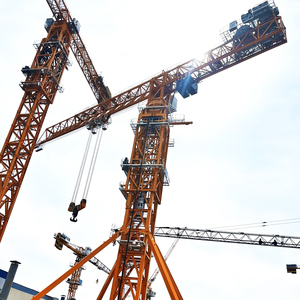 Dahan DH2500 200 Ton 2500t.m Kaldırma Momenti 280m Maksimum Yükseklik Süper Büyük Düz Tepeli Kule Vinç İnşaat Ekipmanları Motor Göbeği için - Product Image 1