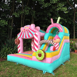 Thương mại cấp <span class=keywords><strong>mini</strong></span> PVC kẹo nhà trả lại Trampoline 3.5*4.2m <span class=keywords><strong>Inflatable</strong></span> nhảy bouncy lâu đài cho đám cưới hoặc sinh nhật - Product Image 5