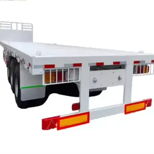 Utilizzo del camion a colori del cliente semirimorchio a base piatta per container da 20 piedi e 40 piedi dalla fabbrica cinese