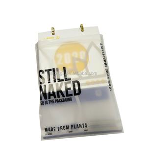 Sac refermable compostable à 100 % personnalisé XCGS, sac <span class=keywords><strong>bio</strong></span> à fermeture éclair pour l'emballage des boutiques <span class=keywords><strong>en</strong></span> <span class=keywords><strong>ligne</strong></span> - Product Image 2