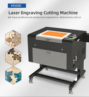 Offre Spéciale usine directe à faible coût 500*300mm 50W 60w Mini Co2 Laser gravure/découpeuse Ruida système de contrôle découpe de Contour
