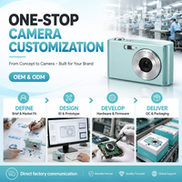Cámara de 48mp con Certificación FCC, 64MP, Autoenfoque, Pantalla CMOS, Compacta y Ligera para Fotografía de Viajes, Eventos Familiares y Principiantes