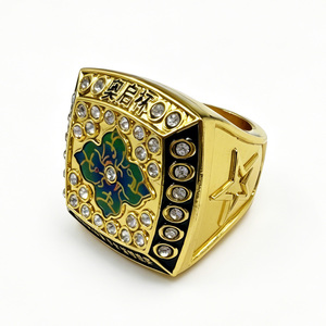 Anillo de Hombre con Piedras Brillantes de Alta Calidad en Oferta, Chapado en Oro de 24K, Anillo de Campeones de Béisbol <span class=keywords><strong>LA</strong></span> 2024-2025 - Product Image 1