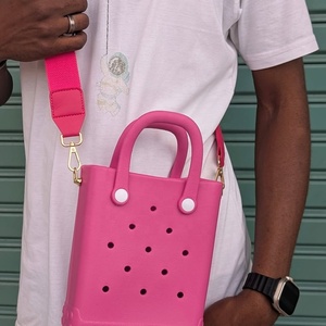 Sac fourre-tout de voyage personnalisable en EVA, imprimé numériquement, pour femme, mini, motif croco, pour enfants, bébés, avec breloques DIY - Product Image 3