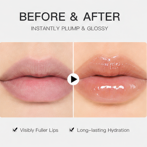 Brillo Labial con Logotipo Personalizado, Aceite Labial con Efecto Espejo, Hidratante, Voluminizador, Aspecto Natural - Product Image 2