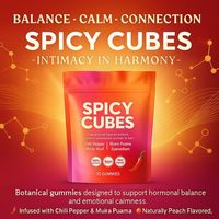 Bonbons gélifiés OEM Spicy Cube pour favoriser l'équilibre hormonal, la tranquillité et le bien-être intime