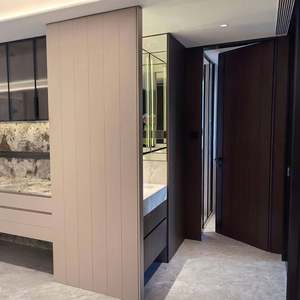 Puertas de Madera para Interiores con Marcos Hechas a Medida, Adecuadas para el Diseño de Puertas de Madera Modernas para Dormitorios en Casas - Product Image 3