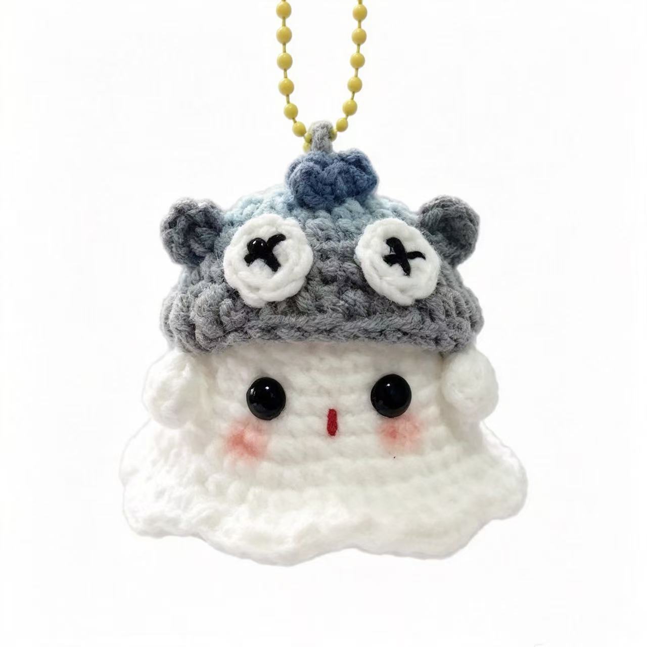 Pendentif Démon Chapeau Gris