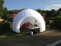 Tente dôme Igloo gonflable pour fête d'anniversaire, éclairage pour entreprise de location