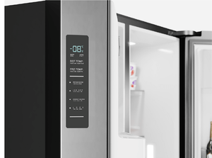 Meilleure vente 431L 220V/50Hz noir blanc porte vitrée porte croisée côte à côte congélateur réfrigérateur pour usage domestique DW-598WTE - Product Image 3
