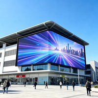 Pantalla LED Fija para Exteriores, Gabinete de Aluminio P4.81, 6000nit HD, Video Wall de Aluminio Fundido a Presión para Fachadas de Grandes Centros Comerciales