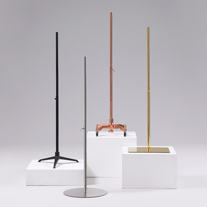 Soporte triangular de metal Base redonda Placa cuadrada acrílica Rueda universal <span class=keywords><strong>Dibujo</strong></span> Varilla recta - Product Image 6