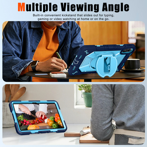 Funda resistente a caídas para Redmi Pad 2 4G de 11 pulgadas, cubierta a prueba de golpes para tableta con soporte giratorio. - Product Image 4