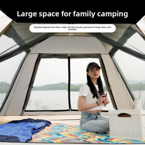 Tente de pluie moderne Oxford à double couche, grande ouverture rapide, pliante et automatique pour le <span class=keywords><strong>camping</strong></span>, équipement de <span class=keywords><strong>camping</strong></span> en toile et polyester portable - Product Image 4