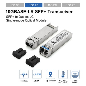 Nhà máy riêng 10km 20km 40km 100km 1310 <span class=keywords><strong>SFP</strong></span> 10G thu phát duy nhất chế độ 10 Gb/giây <span class=keywords><strong>SFP</strong></span> + 120km <span class=keywords><strong>SFP</strong></span>-10G-<span class=keywords><strong>ZR</strong></span> ER SR tương thích - Product Image 2