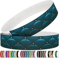 Pulsera de Papel Sintético Tyvek para Entrada a Parques Infantiles, Resistente al Agua y a Desgarros, con Logotipo Personalizado