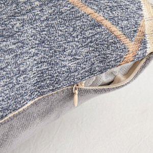 家庭装飾クッションリネン枕カバー45 * 45cm洗える持続可能な幾何学的クッションカバーソファ枕 - Product Image 4