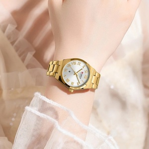 Montres pour femmes CURREN 9095, luxe, mode, décontractées, acier inoxydable, quartz, étanches, cadeau pour petite amie - Product Image 6