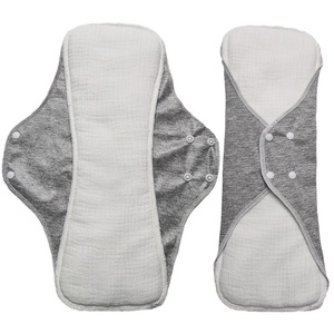 Coussinets d'allaitement réutilisables en mousseline de coton lavée, respirants, pour la nuit et la journée, double usage, <span class=keywords><strong>serviette</strong></span> de maternité - Product Image 1