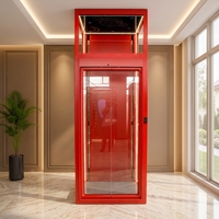 Villa résidentielle haut de gamme auto-construite, style moderne, système de porte d'ascenseur professionnel et stable